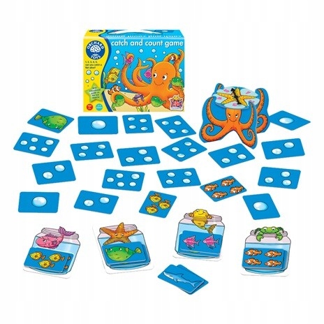 Złap i licz catch & count game Orchard Toys