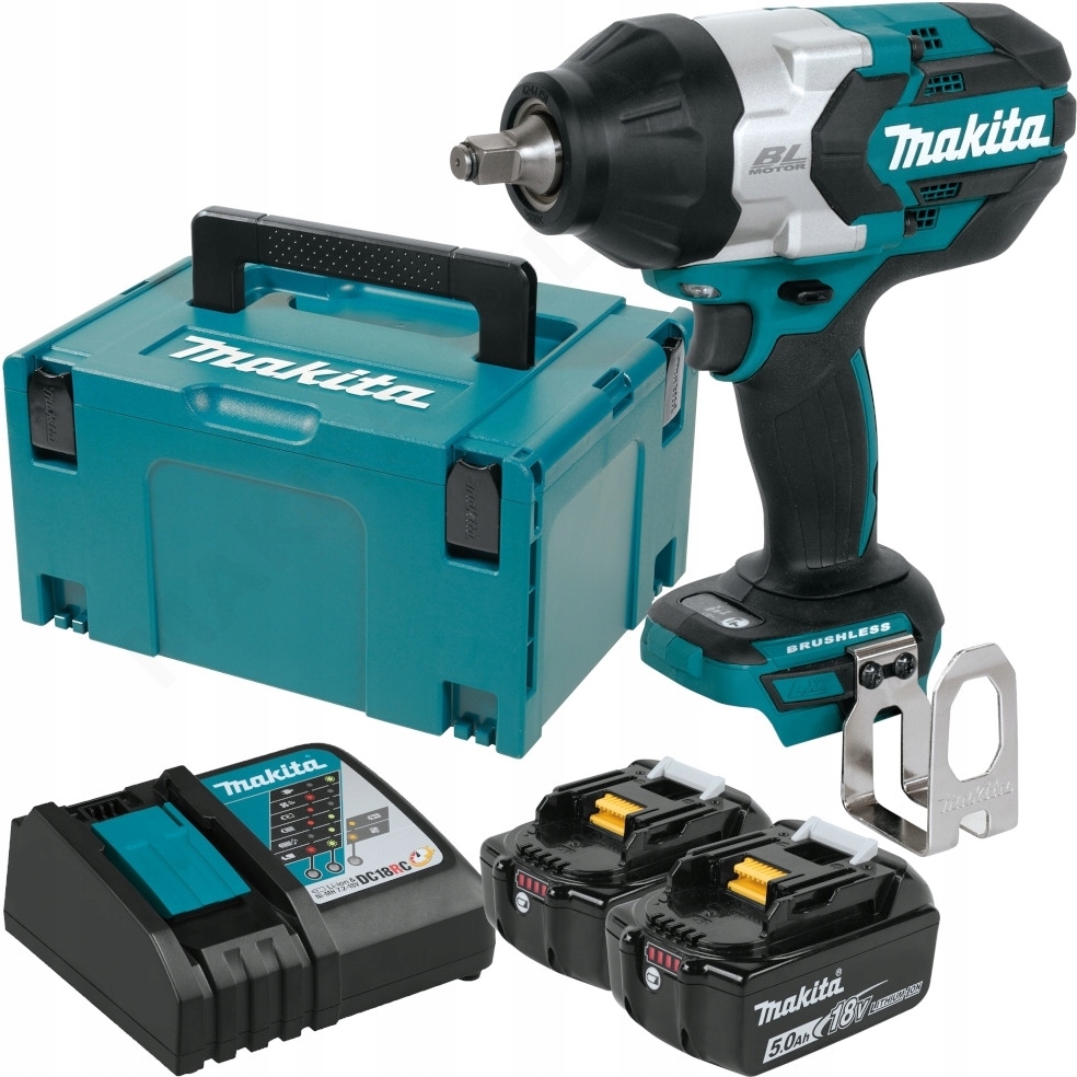 Rázový Uťahovák Akumulátorový 1/2'' 1000NM 18V 2*5.0AH Li-ion