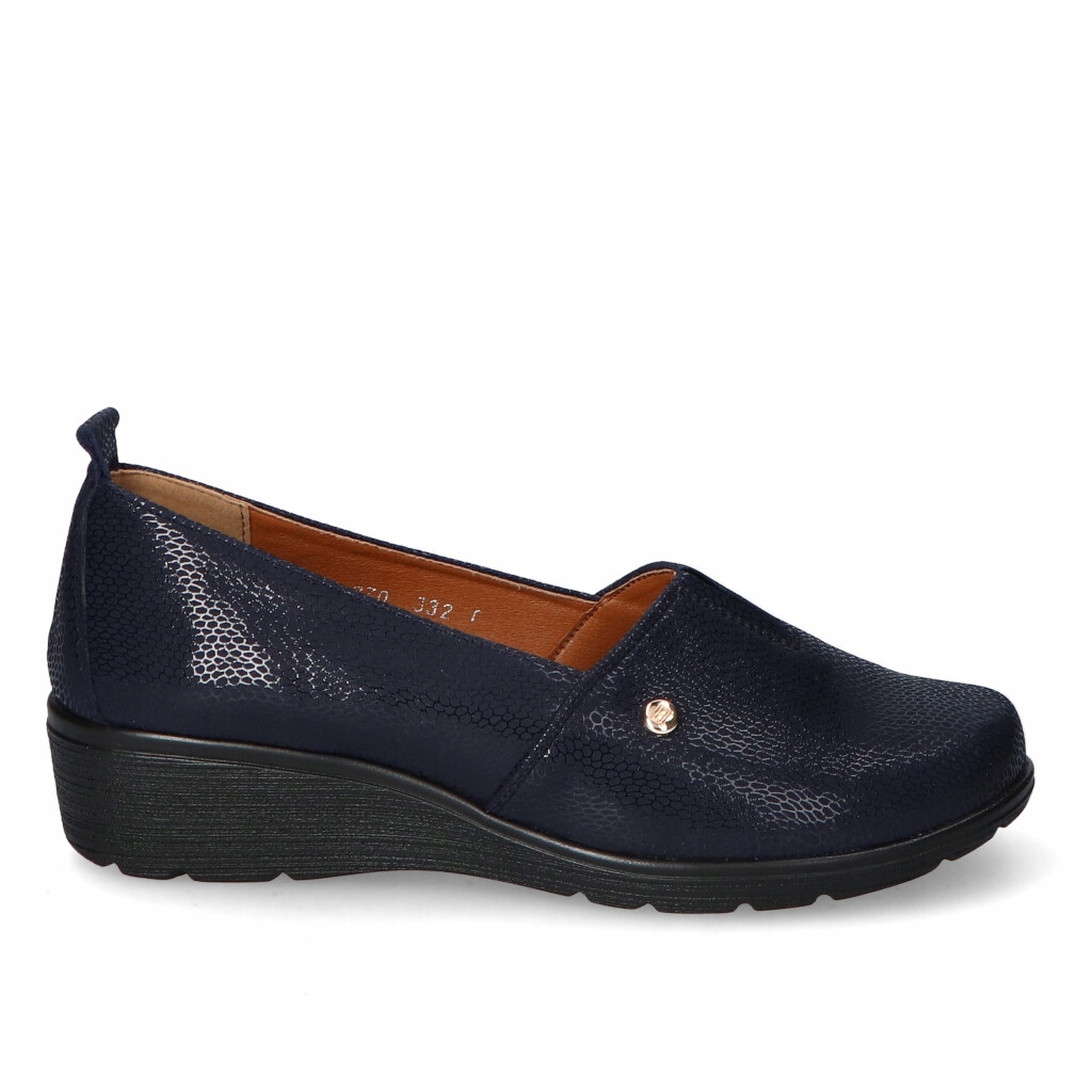 Półbuty Deoni 692 Granat Lico 40 Oryginalne opakowanie producenta pudełko