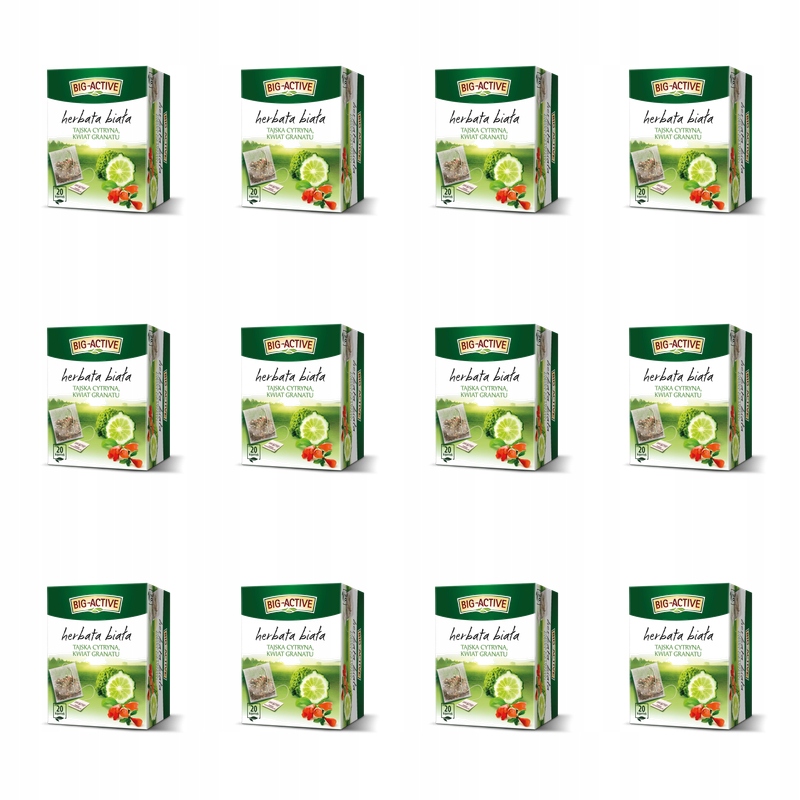 Big-Active Čaj Bílý Citron Thajský květ granátového jablka X12