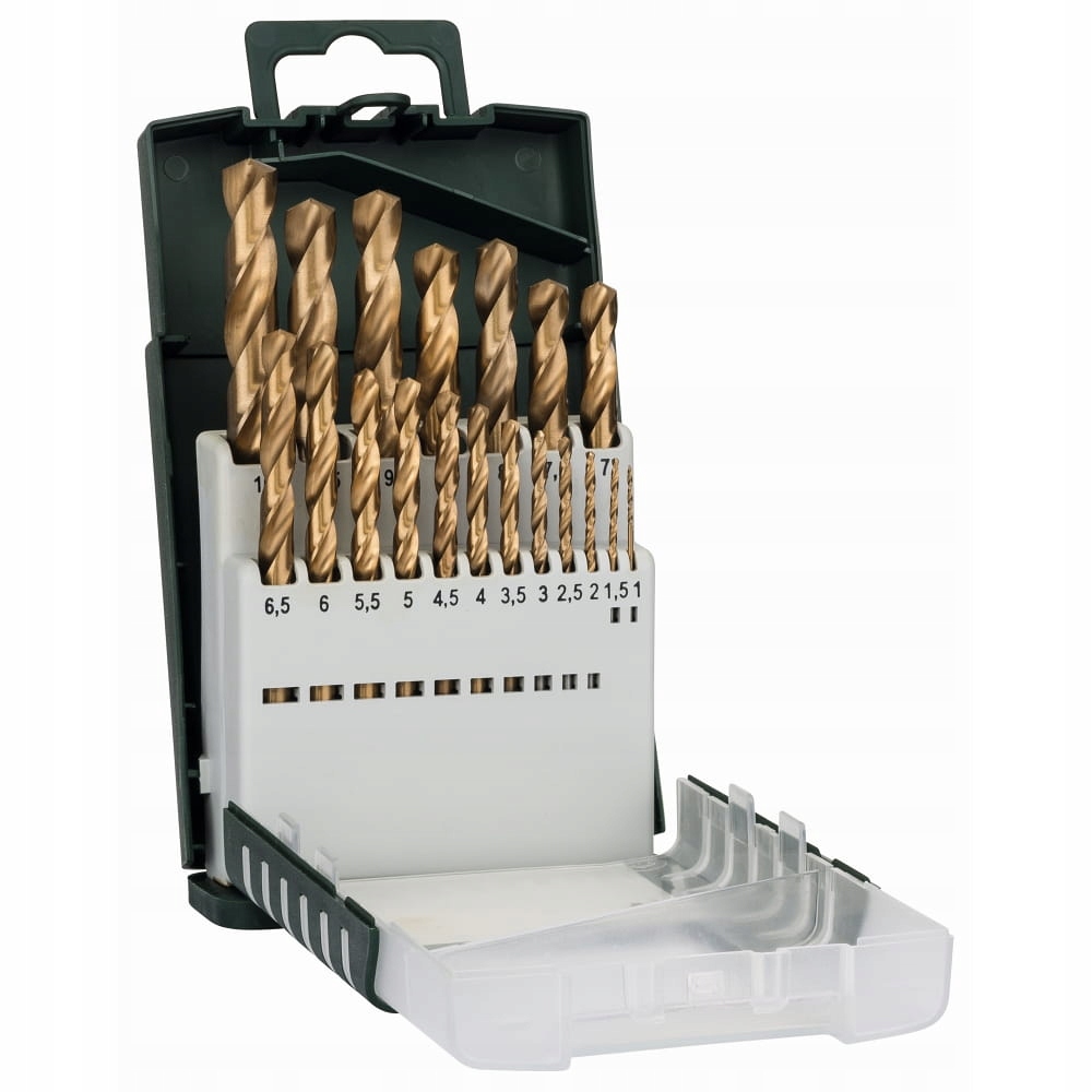 Zestaw Wierteł Do Metalu Bosch Hss-tin 1-10 MM 19 Elementów