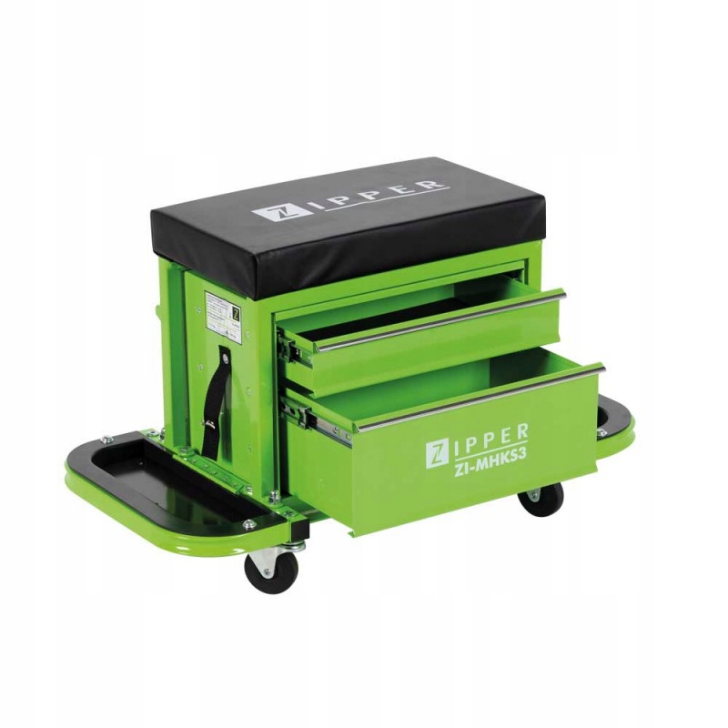 Mobilní stolička dílenská stolička se zásuvkami 150 kg, boční úložný prostor