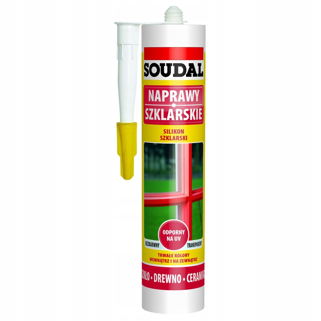 

Soudal Silikon Szklarski Szkło Okna Bezbarwny