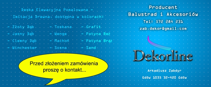 IMITACJA DREWNA DESKA ELEWACYJNA CAŁY SYSTEM 1M2 Długość 260 cm
