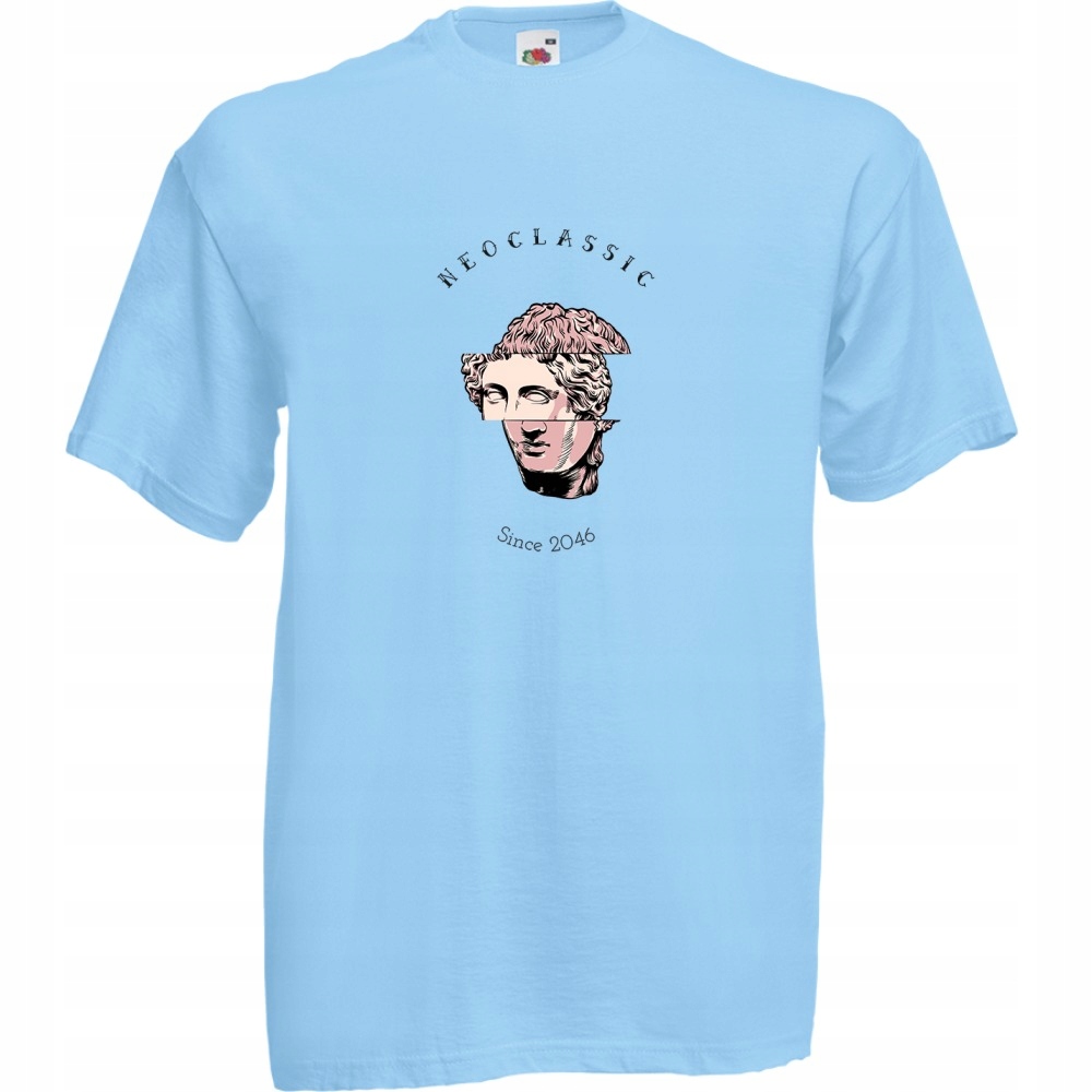

Koszulka rzeźba neoclassic aesthetic XXL błękitna