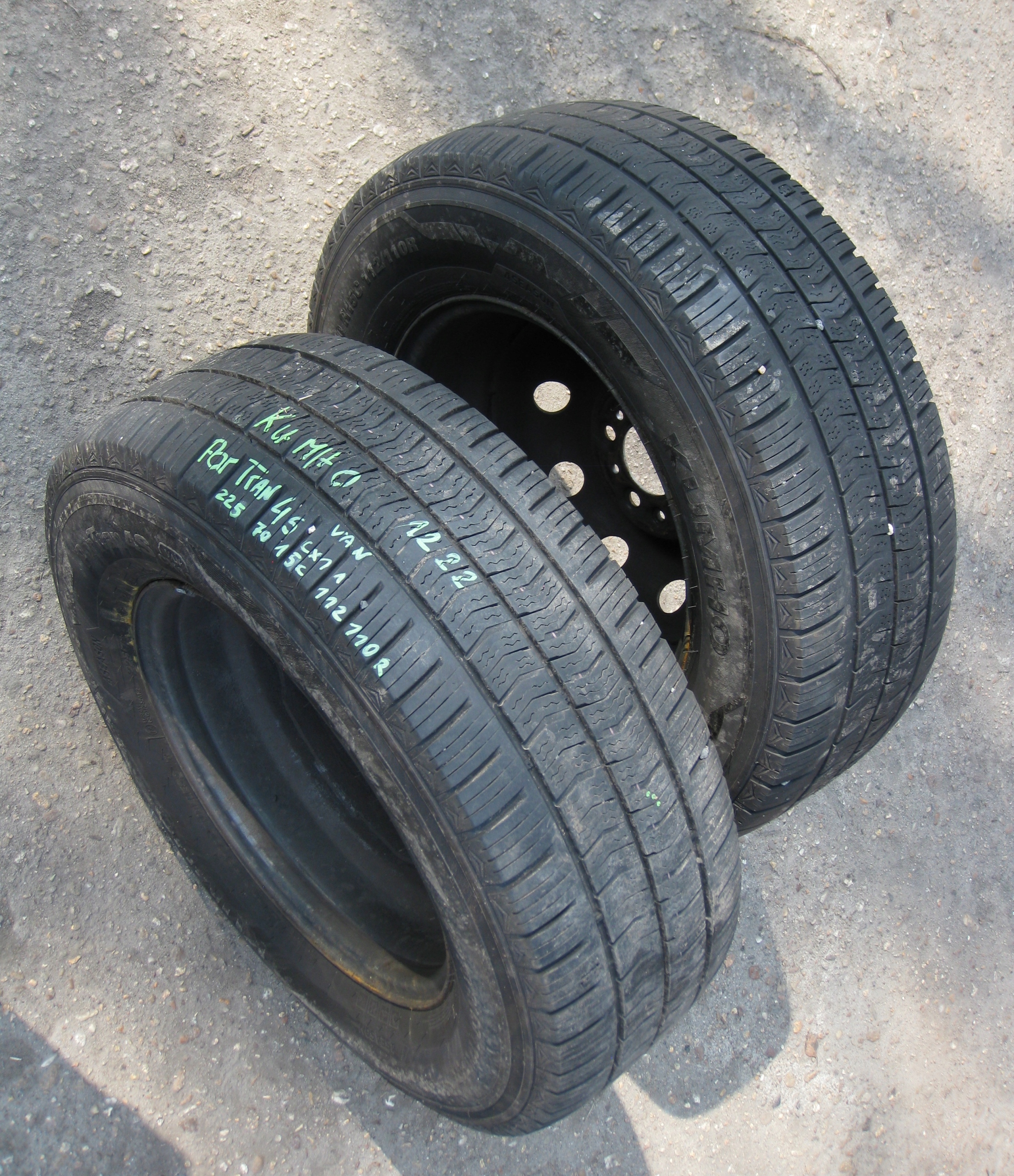 BOXER JUMPER wheel 228/70/15 Kumho Portran 4S