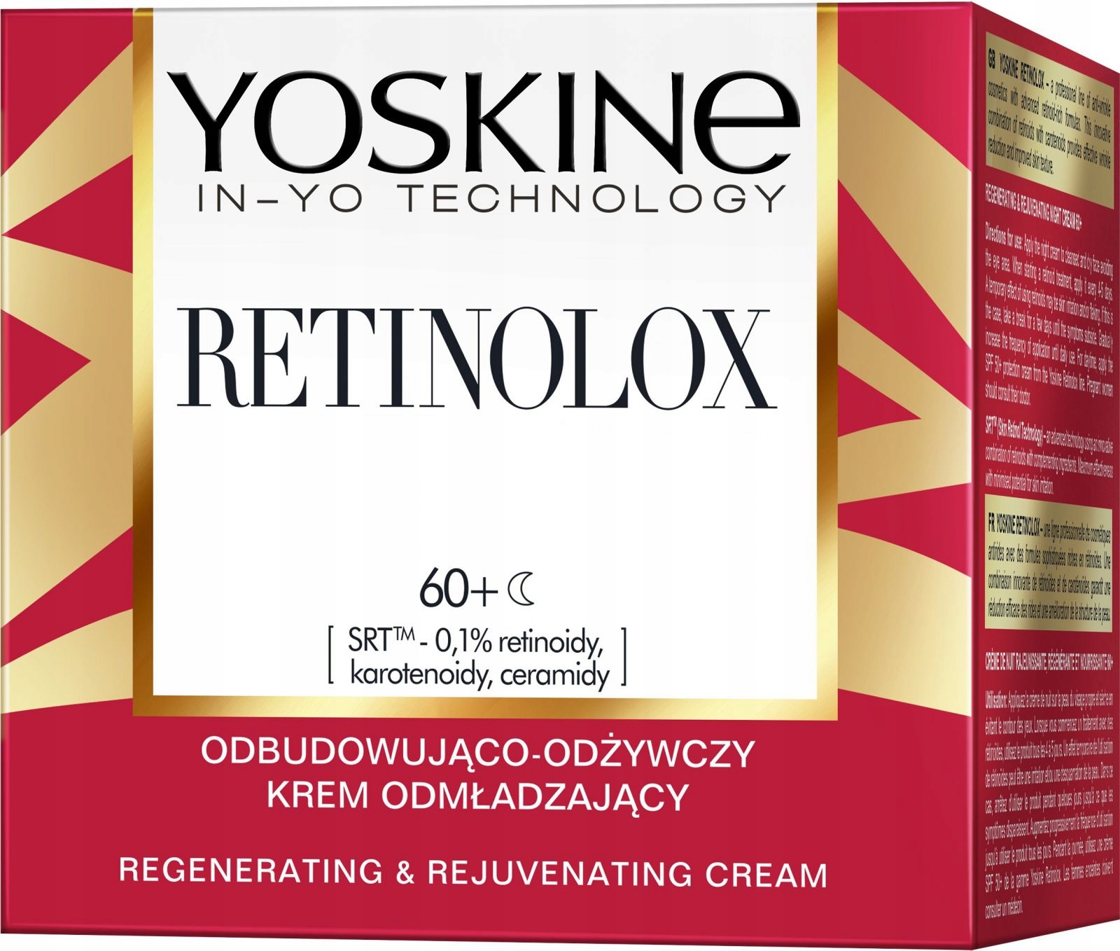 Yoskine Retinolox Obnovující A Vyživující Omlazující Noční Krém 60+