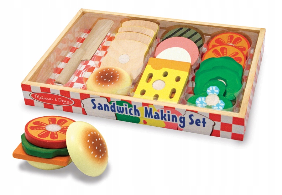 

Melissa & Doug Drewniane kanapki do krojenia