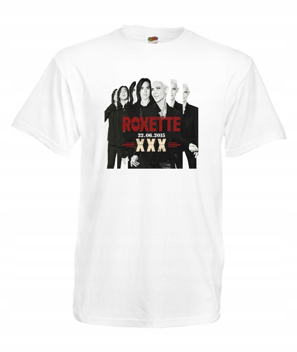 

S Koszulka Męska Roxette Rock Koncert Wzór