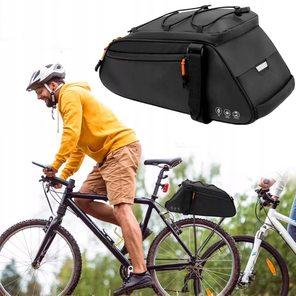 Plecak Rowerowy 10L Wodoodporny Z Paskiem Odblaskowym Dla Rowerzystów