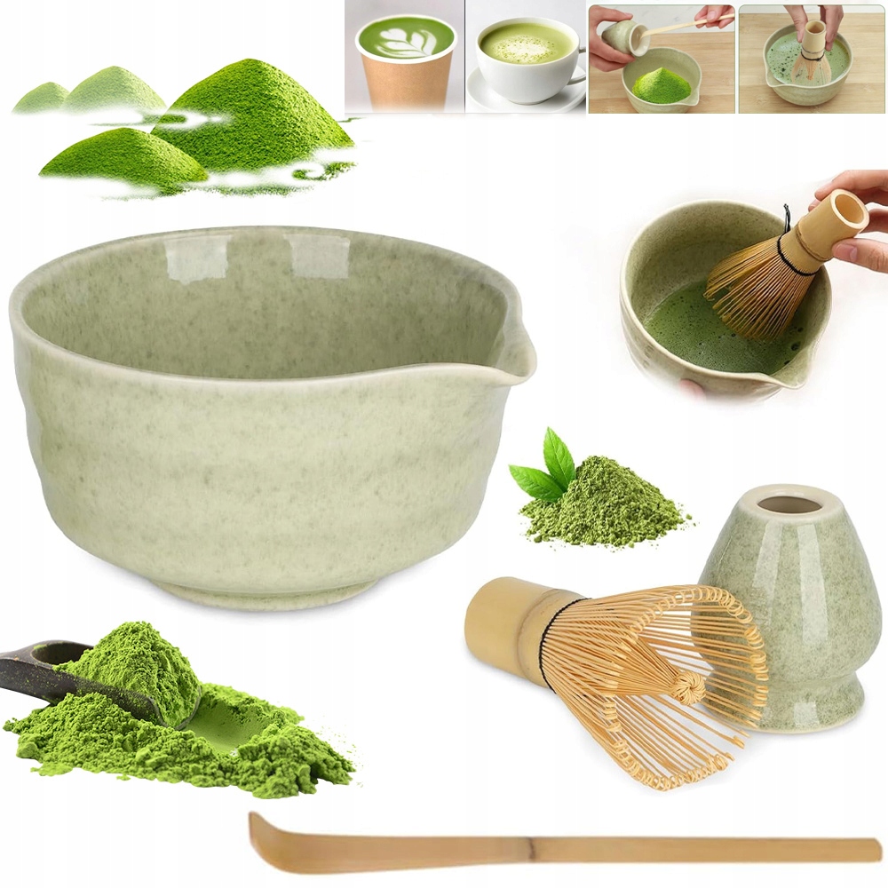 Levně Dárková Sada Metel Na Čaj Matcha S Šlehací Metlou, Klasická