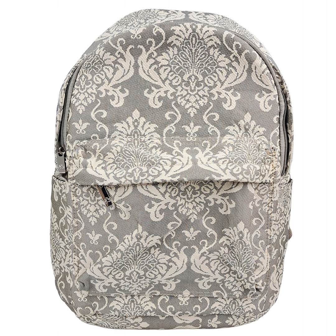 Taška Batoh Gobelin vzor Orient, tmavě šedá