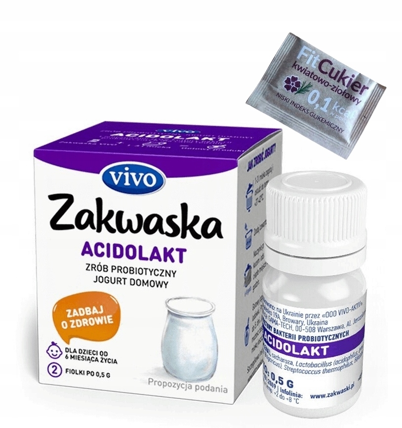 

Acidolakt Zakwaska Zakwaski jogurt domowy Vivo