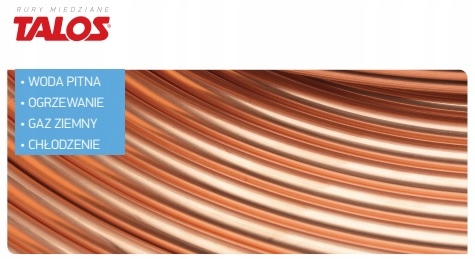 Rura miedziana 12 mm CuDHP R200 fi12 - 10 metrów Długość 10 m