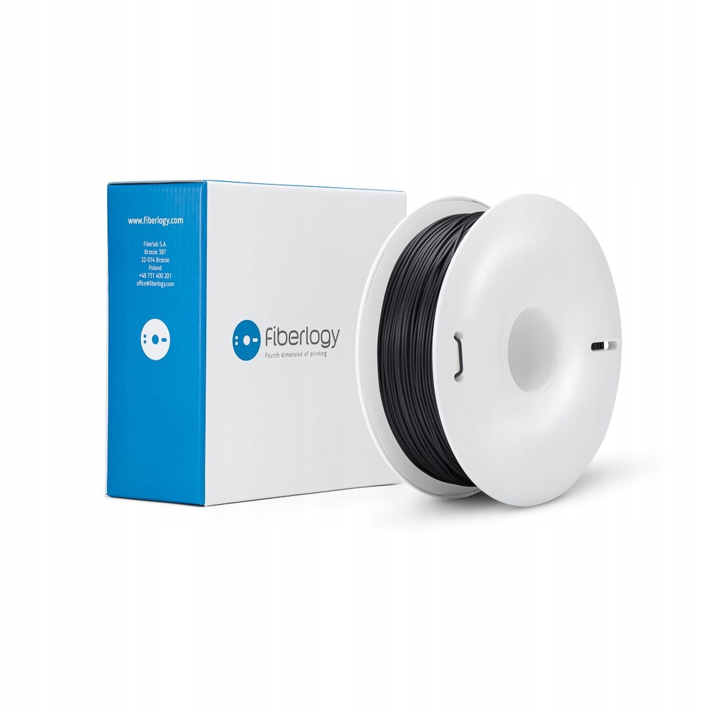 Filament Fiberlogy 1,75 mm 750 g czarny
