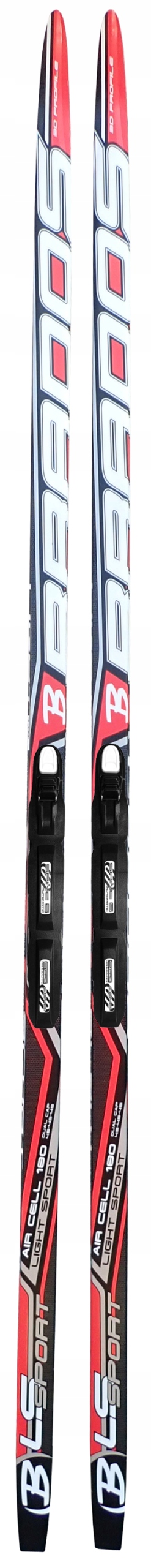 Běžecké lyže Brados 185 cm s vázáním Sns hladké