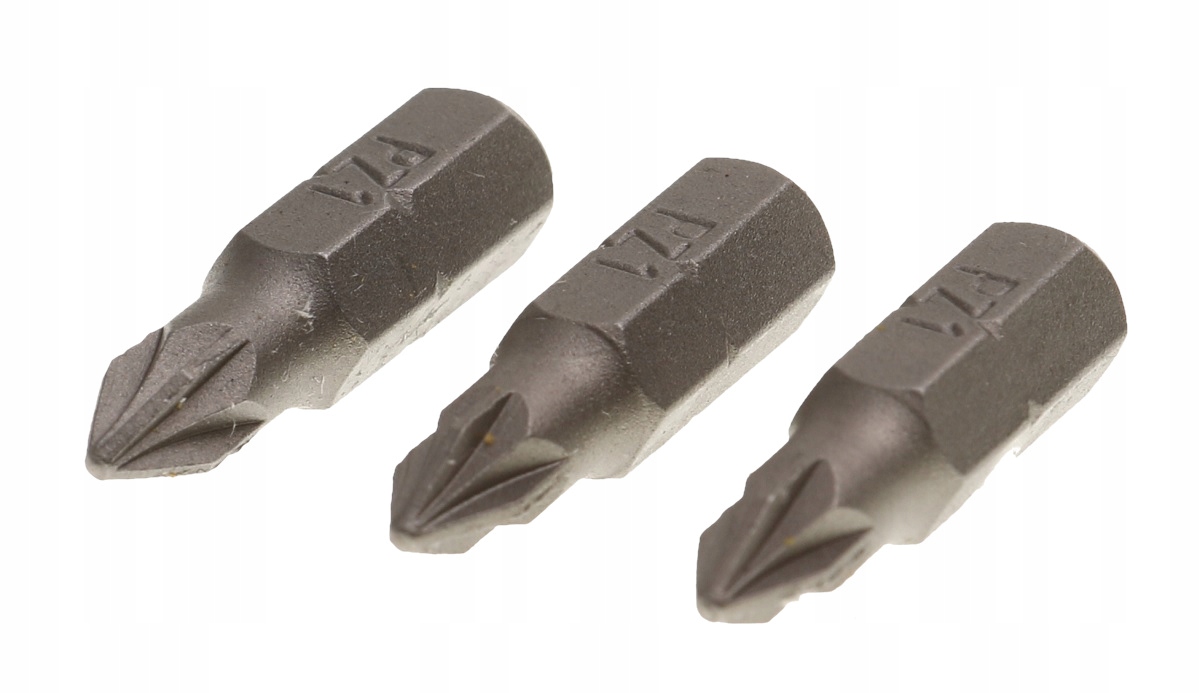 

Końcówki Krzyżowe Wkrętakowe PZ1 x 25 mm 3 szt Bit
