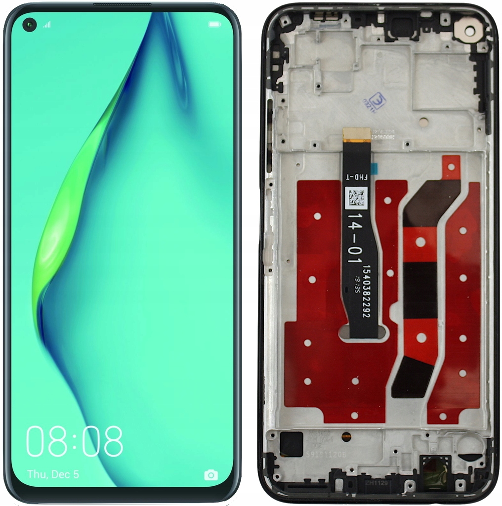 

Wyświetlacz LCD Ekran do Huawei P40 Lite Ramka