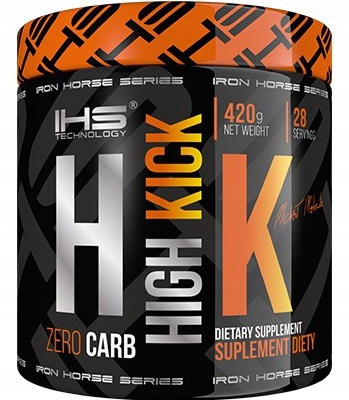 Iron Horse preworkout High Kick 2.0 420 g pomeranč