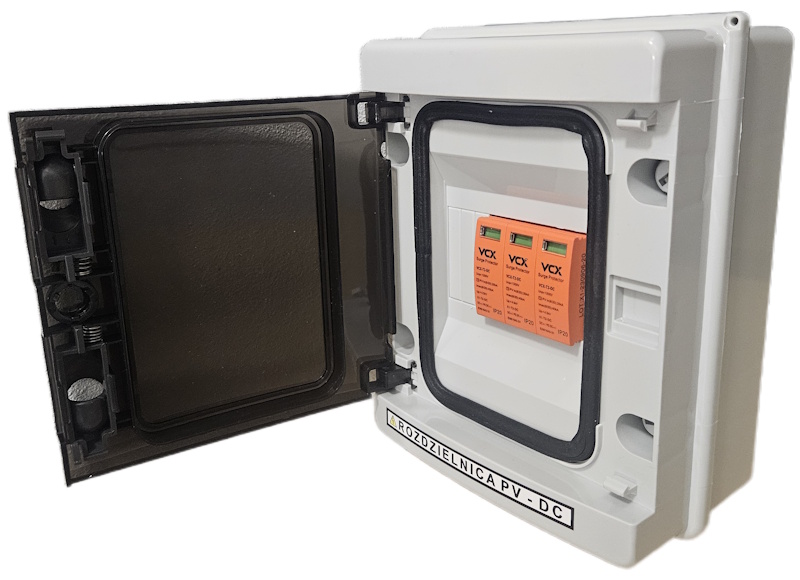 Rozdzielnica Pv DC 1000V SW600 1 Mppt 1 string fotowoltaika typ T2