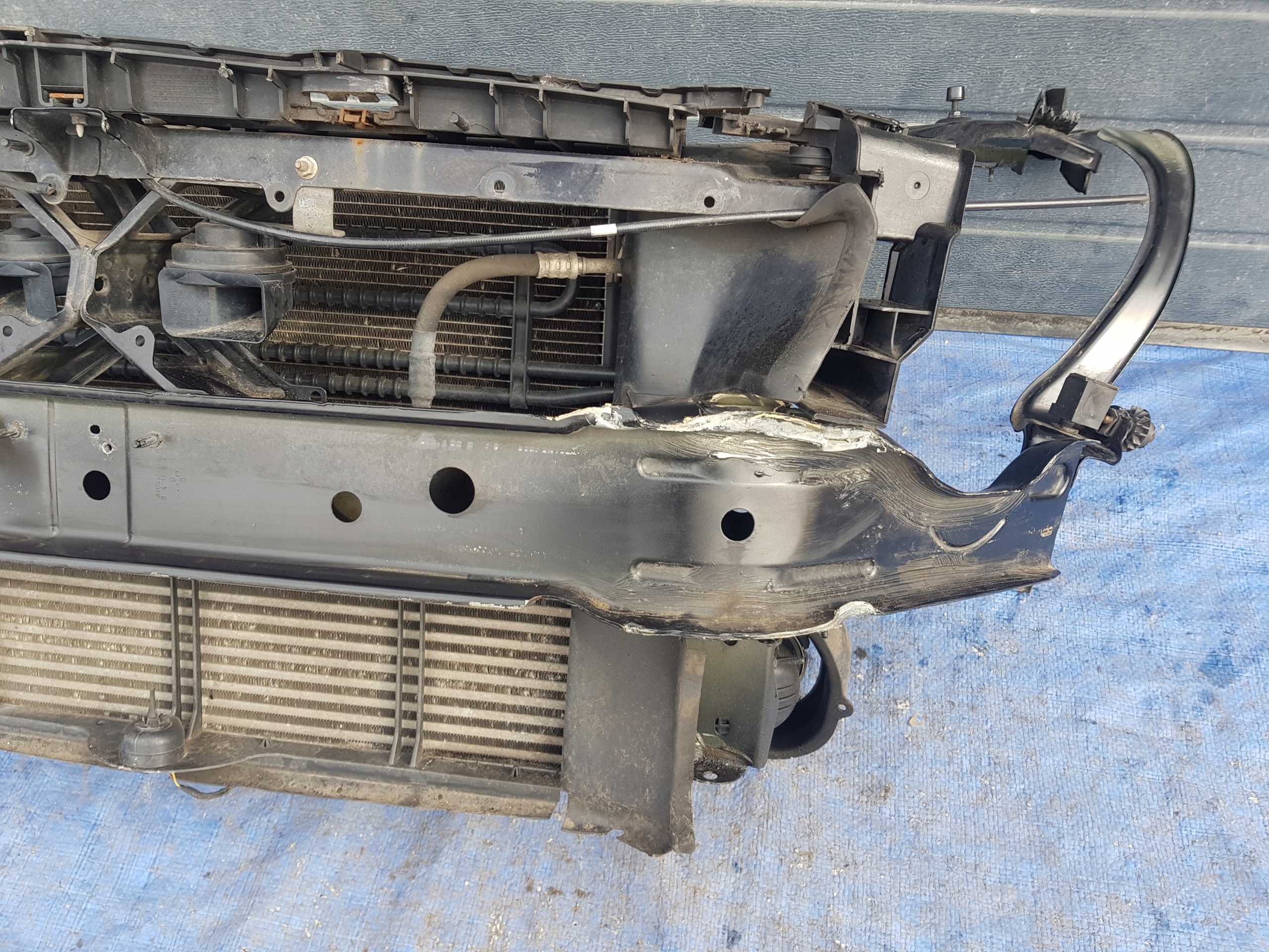 support panel for radiators MERCEDES SLK R172 W172 radiator 2.2 CDI
