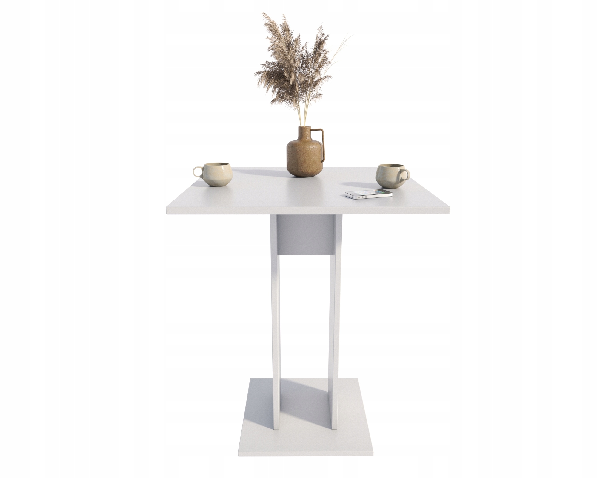 Kuchyňský stůl barový Jula 70 x 70 Bílý do kuchyně jídelny do baru