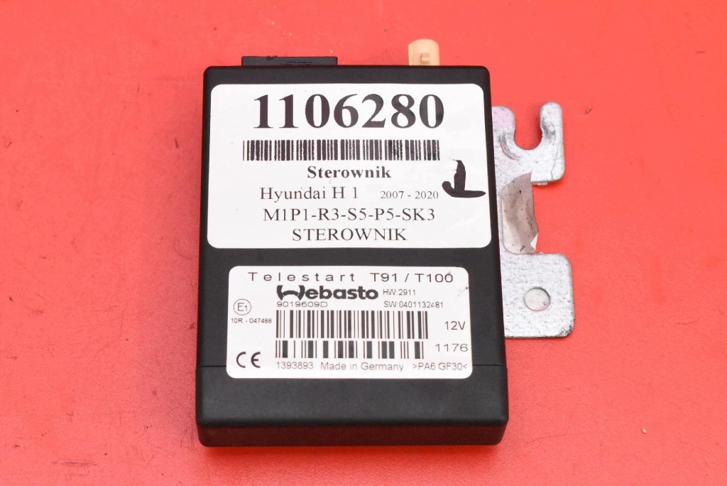 control unit module WEBASTO 9019509D HYUNDAI H-1 II i800 2.5 CRDI 170 KM 07-20