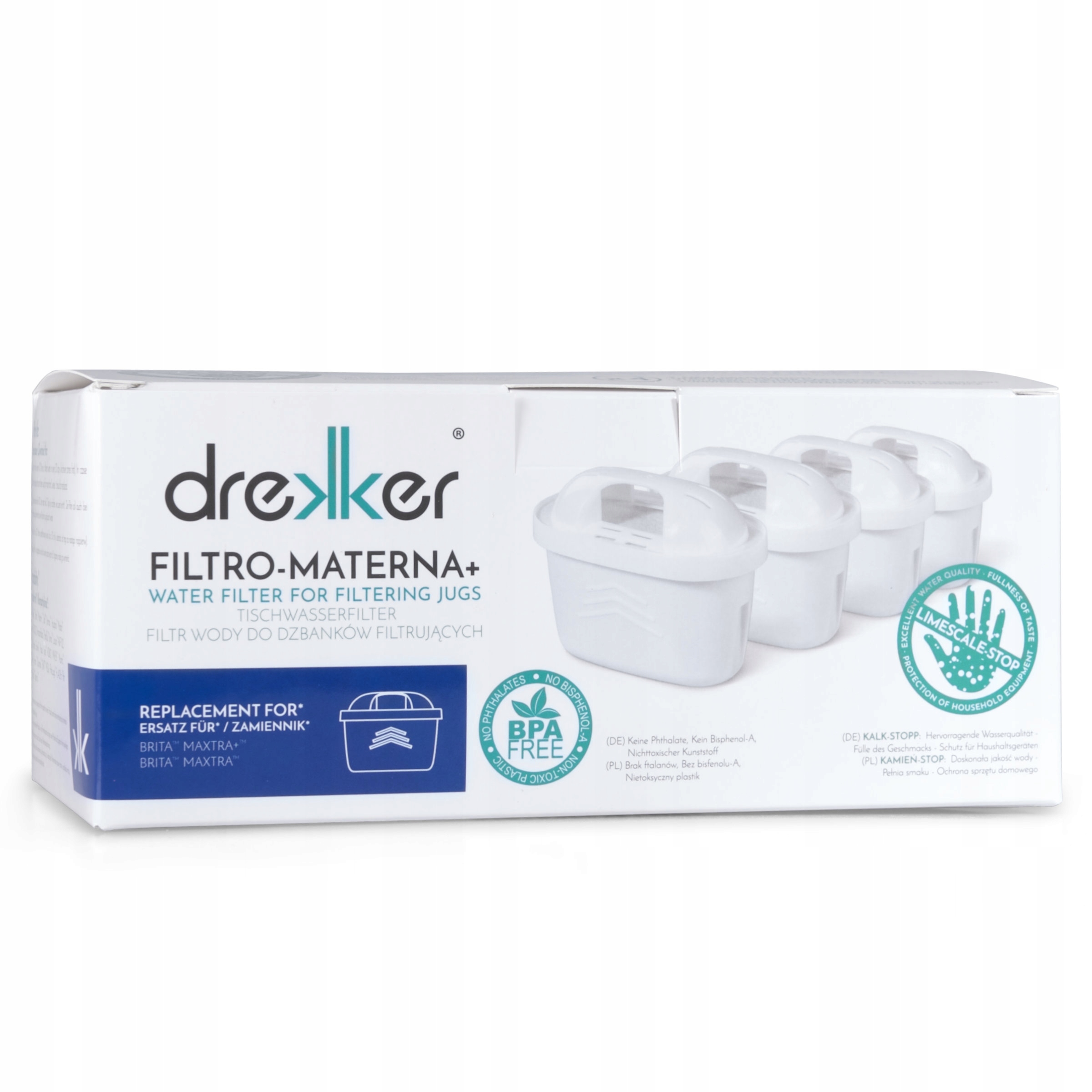 

Zamiennik filtra Brita Maxtra+ do dzbanka - 4 szt