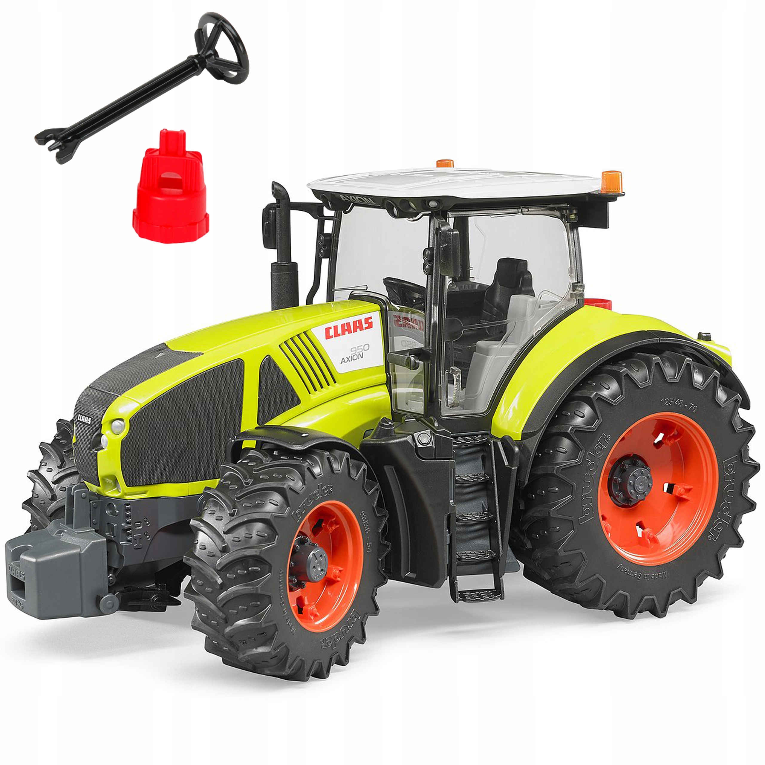

Bruder 03012 traktor Claas Axion950 odkręcane koła