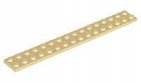 

Lego 4282 Płytka 2x16 piaskowa Nowa (5g)