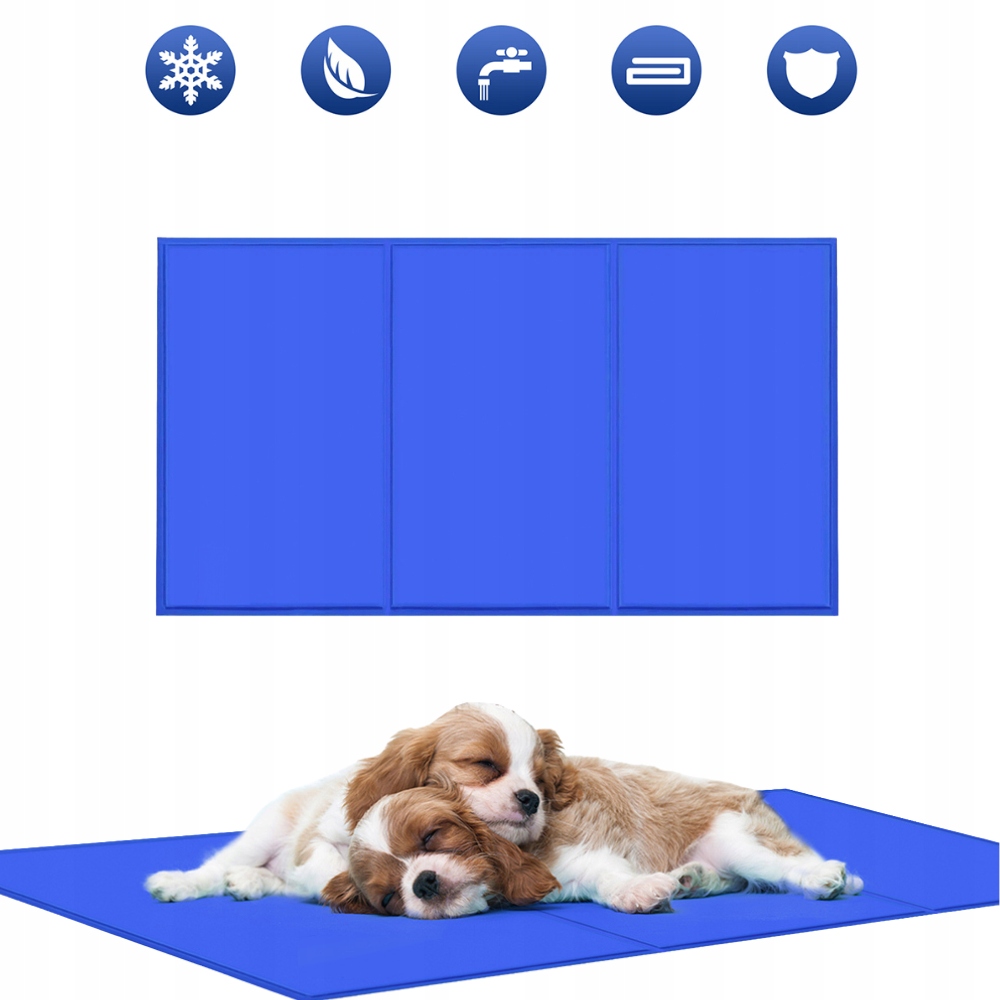 120 x 75 cm chladicí podložka pro psy a kočky, samochladící podložka