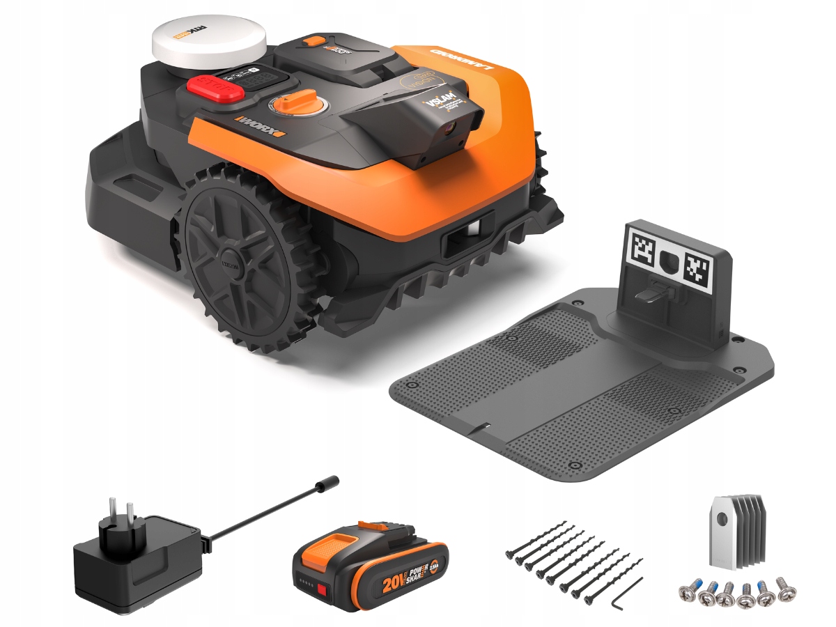 ROBOT KOSZĄCY VISION 2.0 WR303E do 300m² kamera, RTK model 2026 Model WR303E