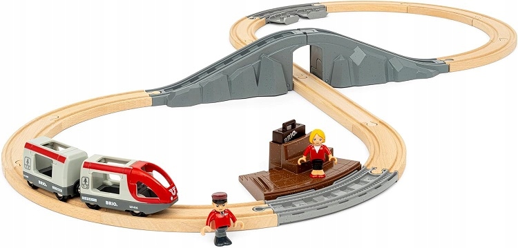 BRIO 36079 ZESTAW STARTOWY A KOLEJKA POCIĄG Marka Brio