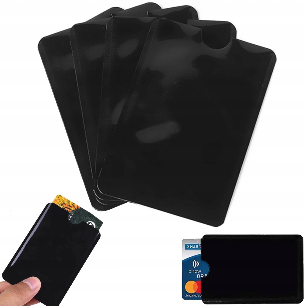 

#1288 Etui na karty zbliżeniowe antykradzieżowe x4