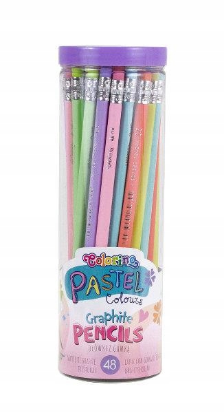 

Colorino Ołówek z gumką Pastel mix kolorów