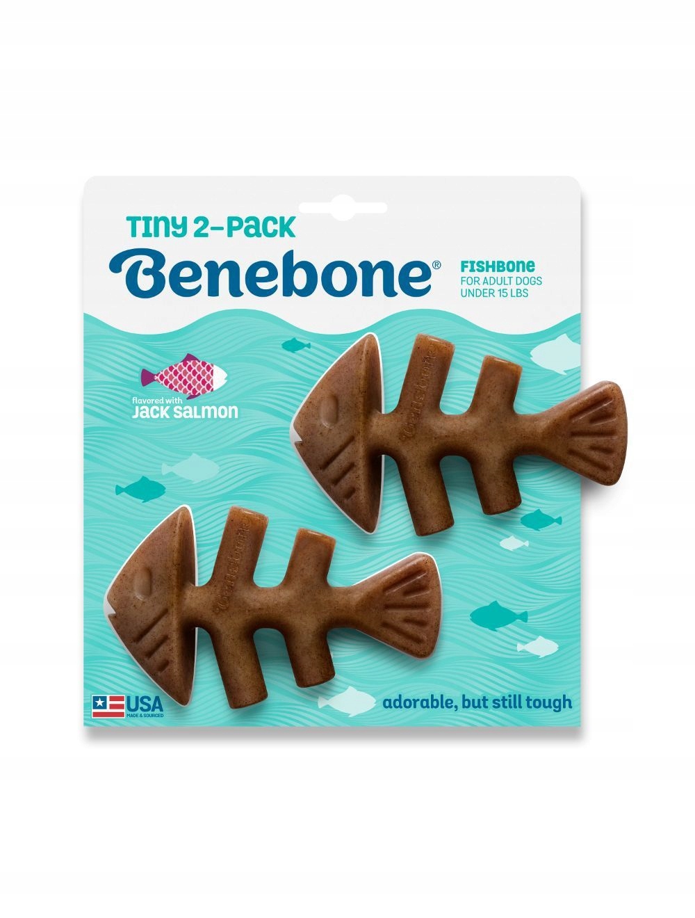 Levně Benebone Rybí Kost 2-BALENÍ Mini 12CM