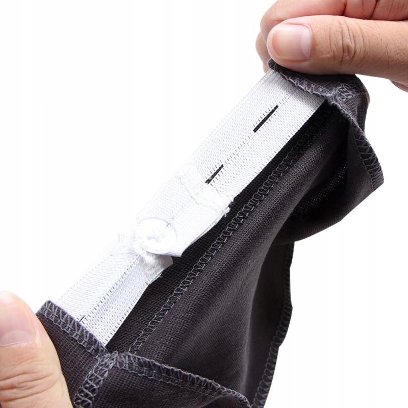 Ciążowa przedłużka pasa do spodni Czarna Jeansowa Materiał dominujący bawełna