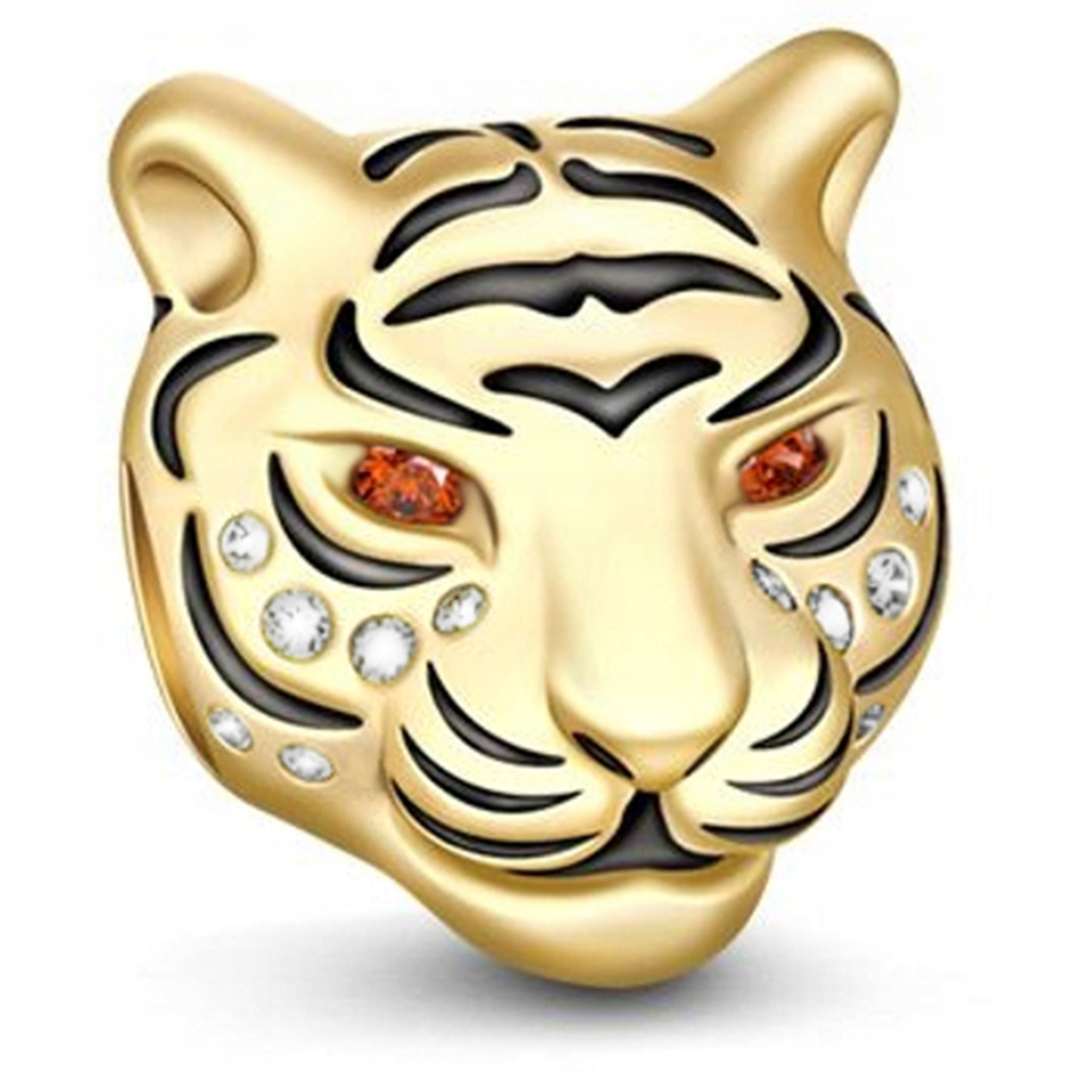 Zlatý přívěsek Hlava Tygra Tiger stříbro 925