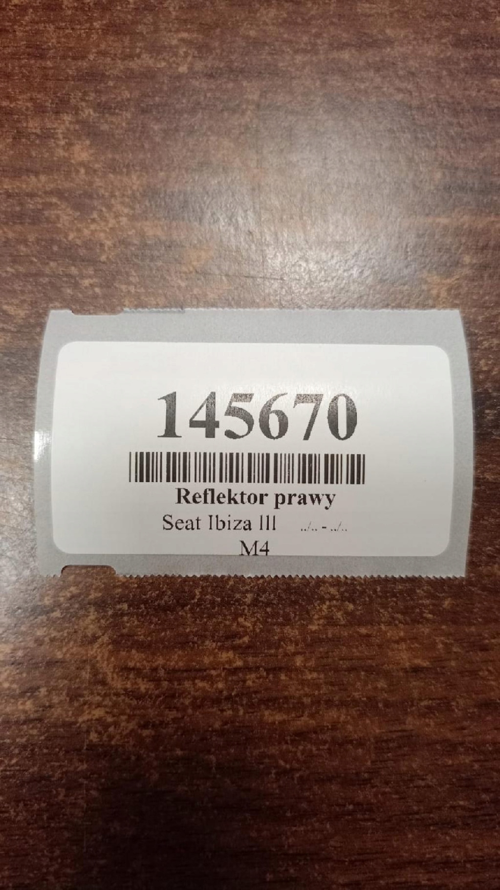 SEAT IBIZA III REFLEKTOR light right front