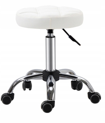 Hoker Kosmetická stolička Otočná židle Bílá