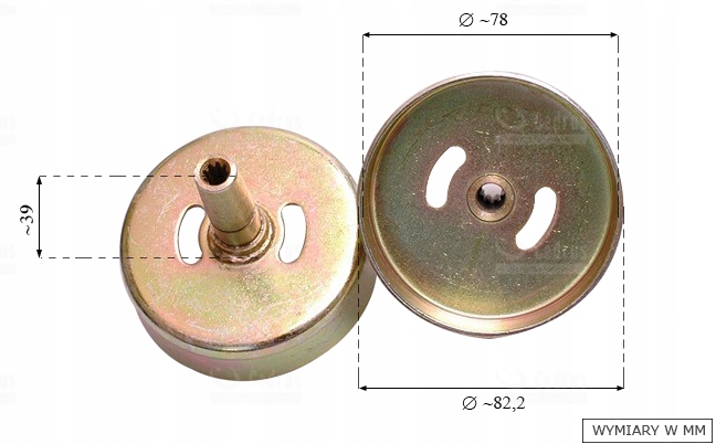 

Bęben sprzęgła Nac 9 frezów wykaszarki marketowe