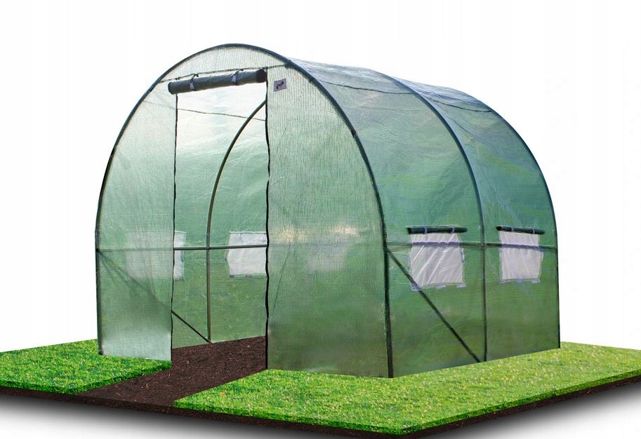 

Tunel foliowy ogrodowy szklarnia 2x2x2M zielony