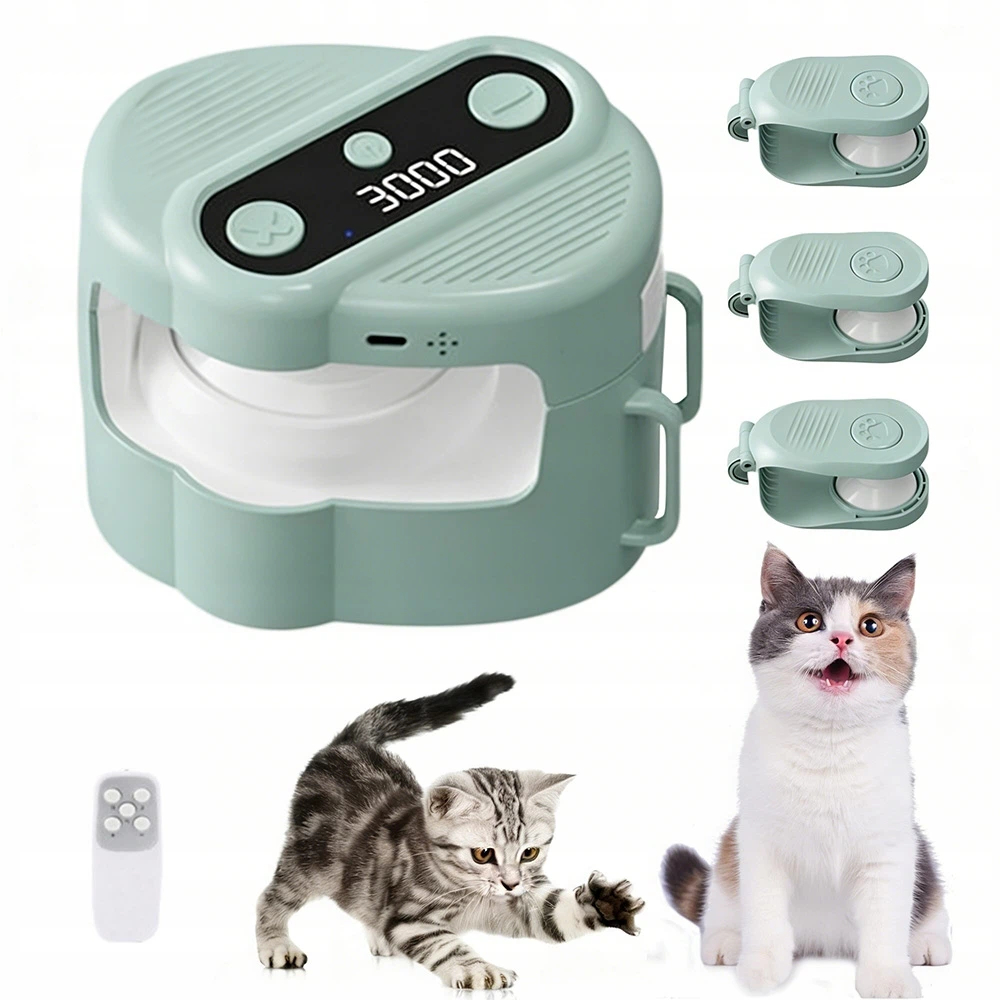 Levně Hračka Pro Kočky Automatická Interaktivní Nabíjecí Typ C Zelená