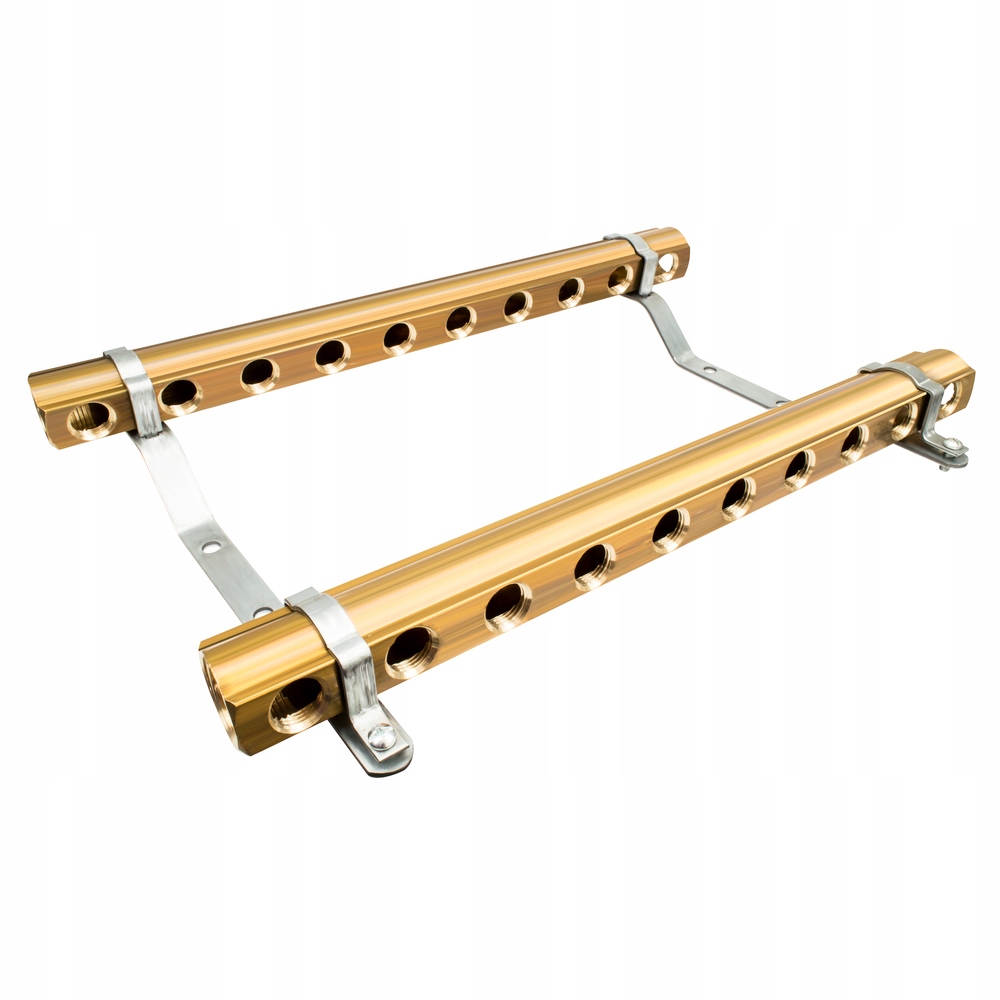 Mosazný kolektor neozbrojený, obvod C.o. 10