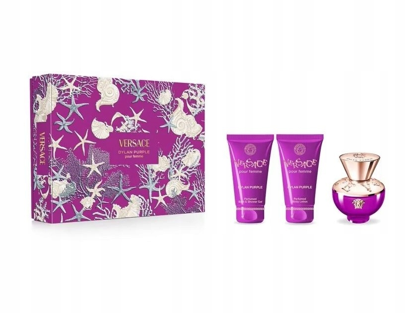 Sada Versace Purple Edp 50 ml tělové mléko 50 ml sprchový gel 50 ml