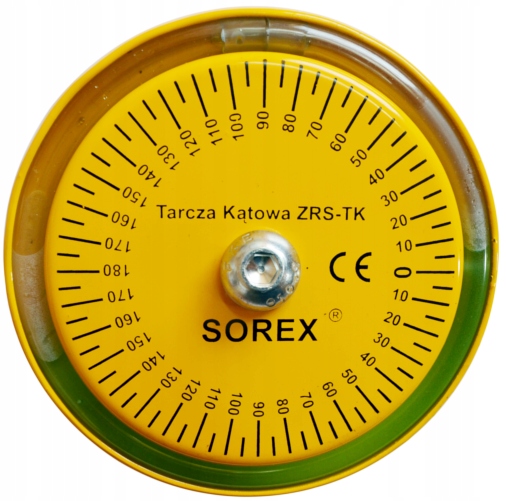 SOREX TARCZA KĄTA 0° – 160° ZAGINARKA DO ZAGINARKI serwis część