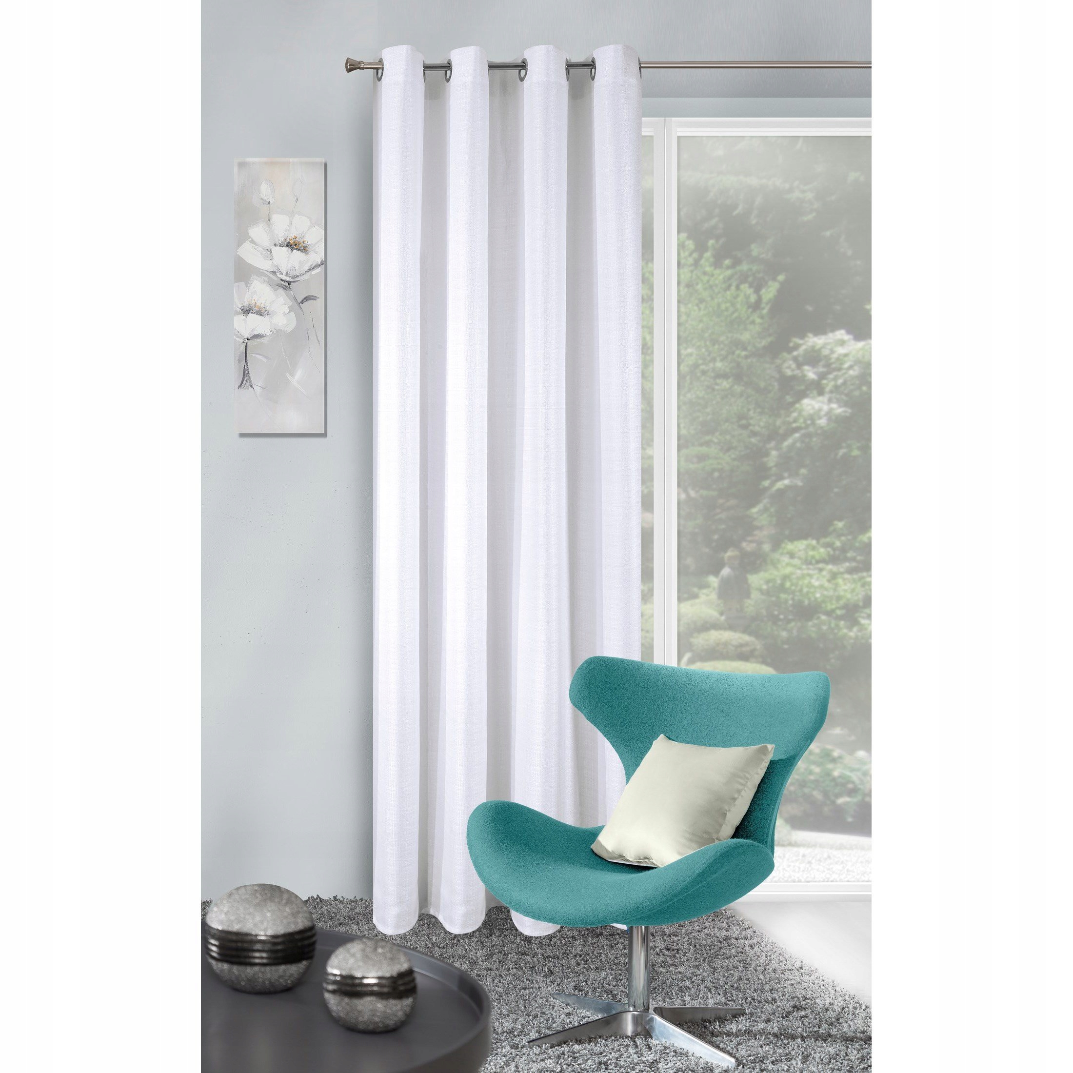 GOTOWE ZASŁONY NA KÓŁKACH 135x250 Marka Eurofirany