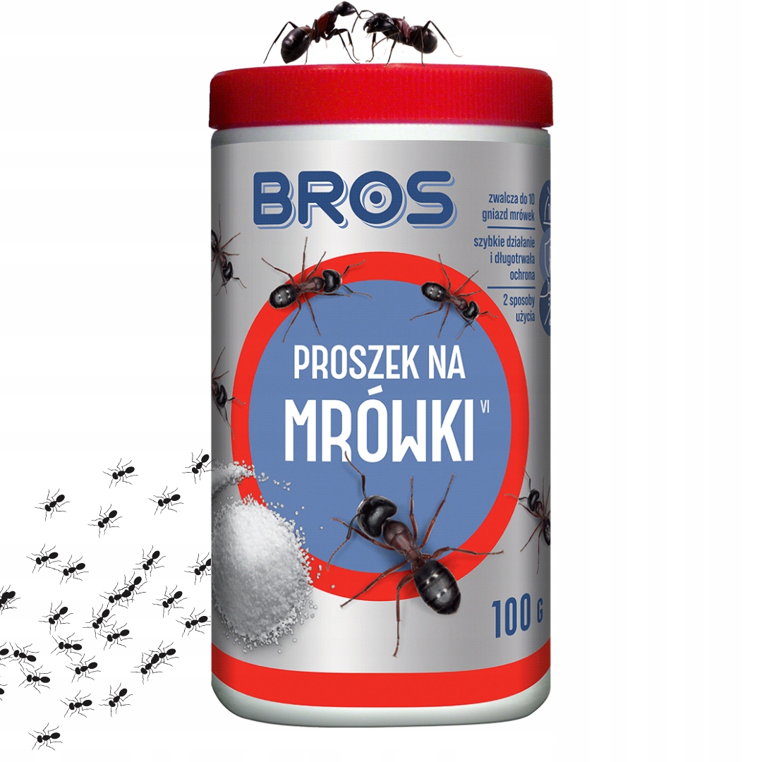 Proszek przeciwko mrówkom BROS 100 g PAKIET EAN (GTIN) 5904517002197