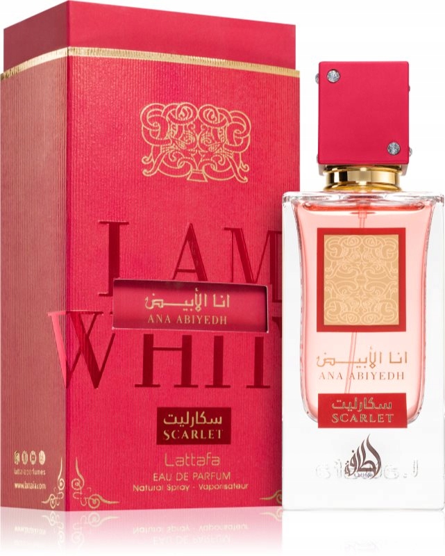 Lattafa Ana Abiyedh Scarlet Parfémovaná Voda 60 ML Unisex