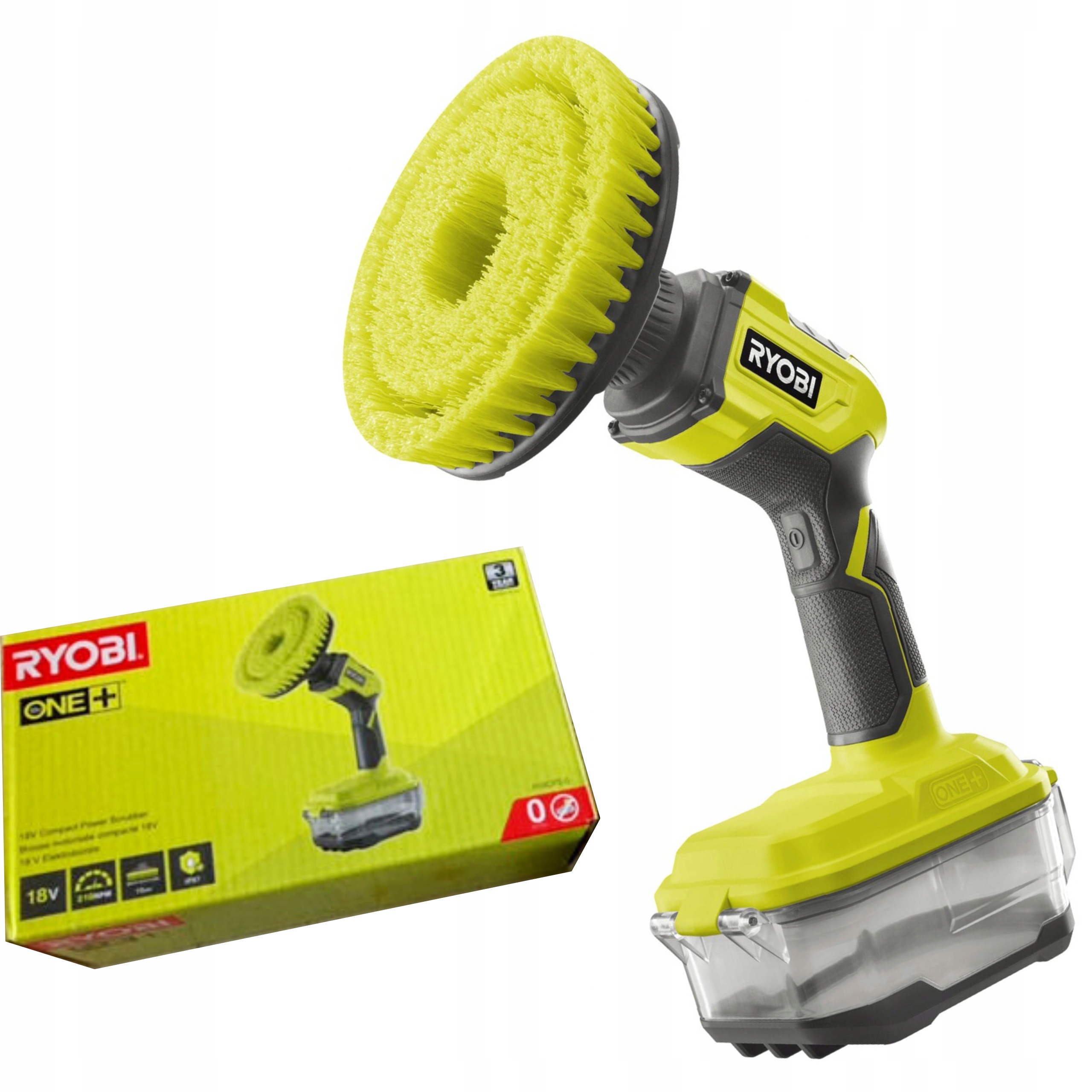 Ryobi Akumulátorová Rotačná Čistiaca Kefa Na Čistenie 18V R18CPS One+